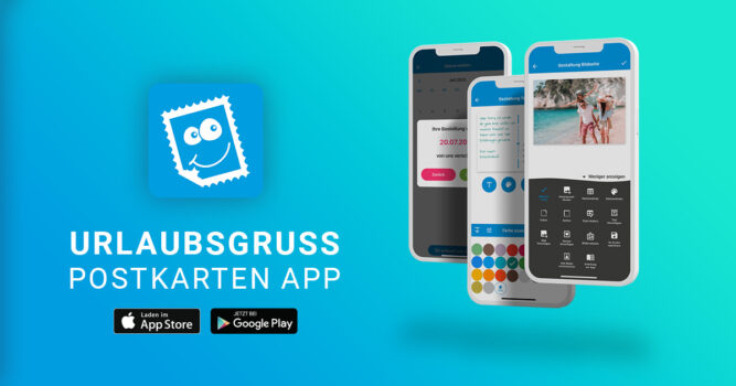 postkarten app