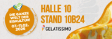 Gelatissimo Eismesse 2026 Stuttgart – 7. – 11.02.2026 incl. VVS Ticket GRATIS!
