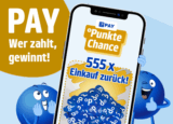 PAYBACK PAY °Punktechance – bis zu 500 Extra Punkte pro Zahlung oder in Höhe des Einkaufs – Gewinn garantiert bei Aral, dm, EDEKA Alnatura uvm