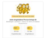 Budgey Cashback – 8€ CashBack für geworbene bis 31.03.2026